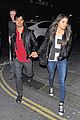 taylor lautner marie avgeropoulos matching jackets london 13